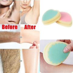 Magical Painless Hair Removal Depilation Soft Sponge Pad Hair Remover - Lees Beauty and Self Care Bar