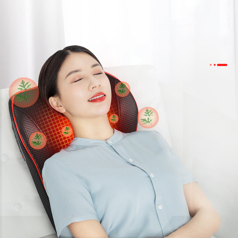 Electric back massager pillow massage body neck with heat - Lees Beauty and Self Care Bar