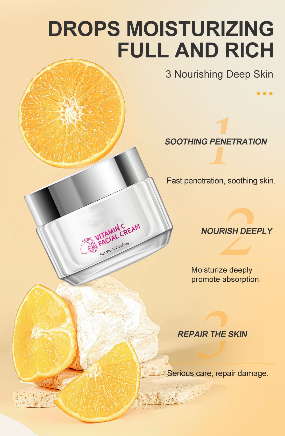 Vitamin C Face Cream Skin Care Products - Lees Beauty and Self Care Bar